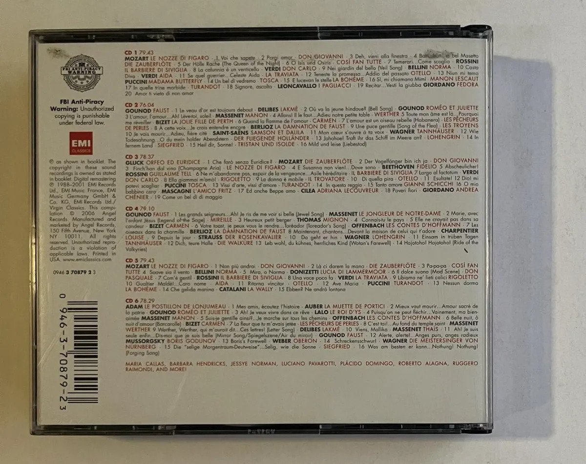 6 CDs Various - 100 Best Opera Classics - Imagem 5