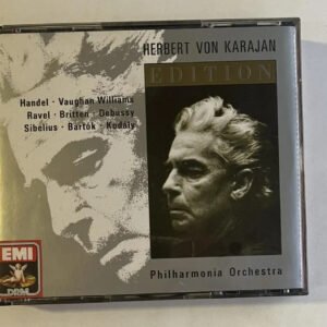 4 CDs Herbert von Karajan - Handel · Vaughan Williams · Ravel · Britten · Debussy · Sibelius · Bartók · Kodály