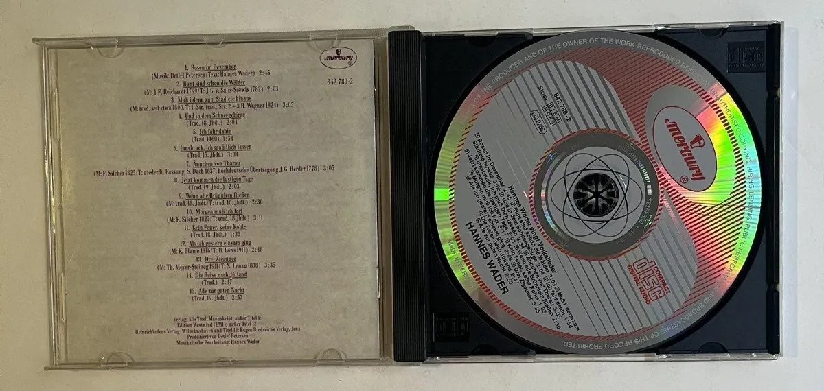 CD Hannes Wader - Hannes Wader Singt Volkslieder - Imagem 2