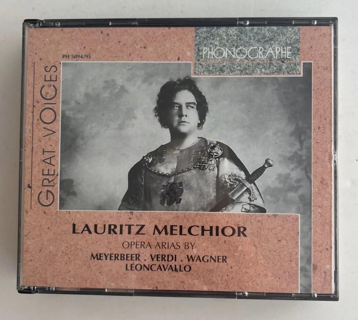 2 CDs Meyerbeer, Verdi, Wagner - Lauriz Melchior - Great Voices
