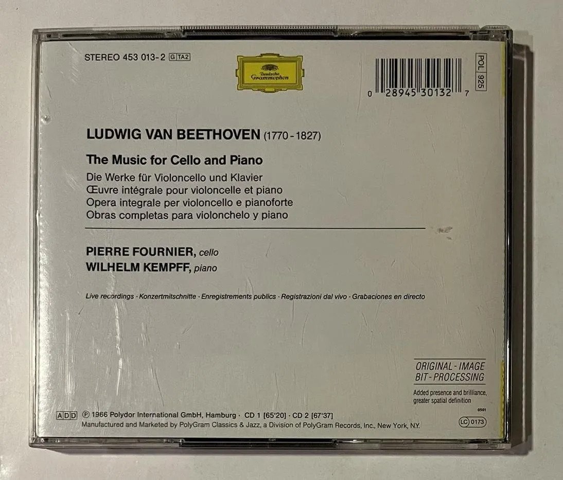 2 CDs Ludwig van Beethoven - The Music For Cello And Piano - Imagem 3