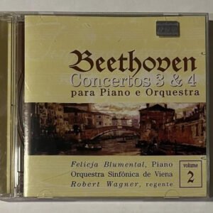 CD Beethoven - Concertos 3 & 4 para Piano e Orquestra - Volume 2