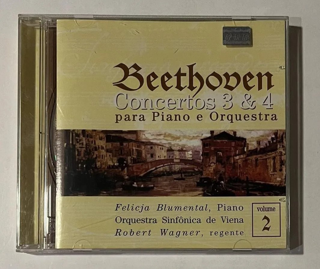 CD Beethoven - Concertos 3 & 4 para Piano e Orquestra - Volume 2