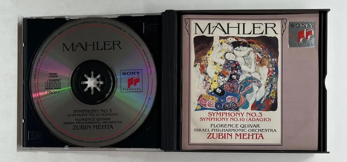 2 CDs Gustav Mahler - Symphony No.3 - Symphony No.10 (Adagio) - Imagem 2