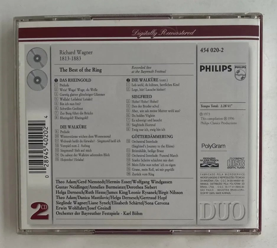 2 CDs Richard Wagner - The Best Of The Ring - Imagem 3