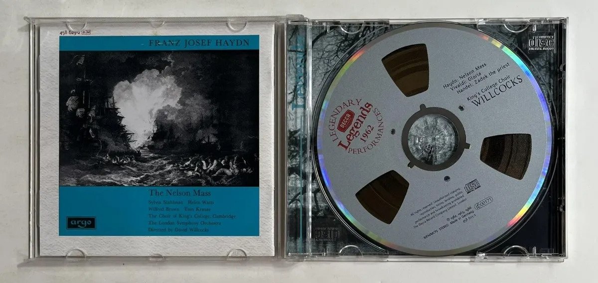 CD Joseph Haydn - Nelson Mass / Gloria / Zadok The Priest - Imagem 2