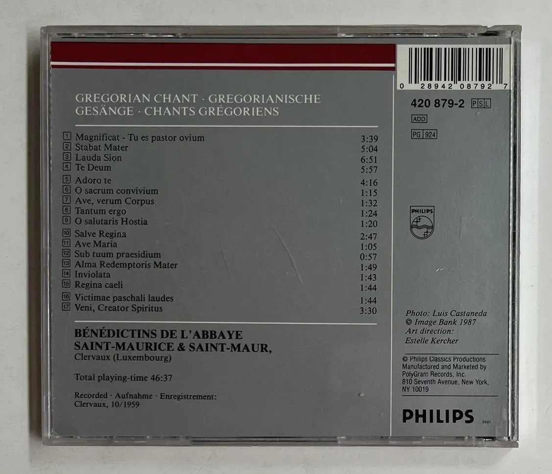 CD Benediktiner Mönche Der Abtei Saint-Maurice & Saint-Maur - Salve Regina (Gregorian Chant • Gregorianische Gesänge • Chants Grégoriens) - Imagem 3