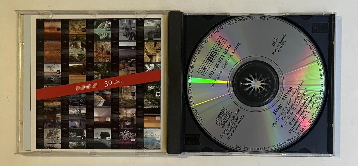 CD Hugo Alfvén - The Three Swedish Rhapsodies - Imagem 2
