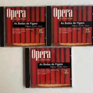3 CDs Wolfgang Amadeus Mozart - 3 Opera Collection - As Bodas de Fígaro