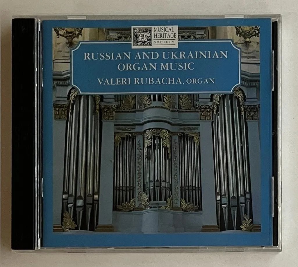 CD Valeri Rubacha - Russian and Ukrainian Organ Music