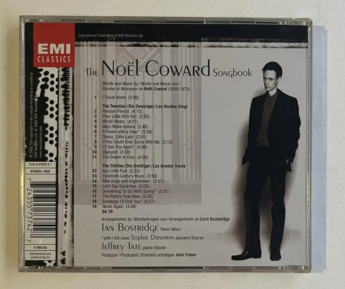 CD Ian Bostridge - The Noël Coward Songbook - Imagem 3