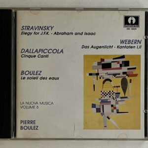 CD Pierre Boulez - La Nuova Musica Volume 8