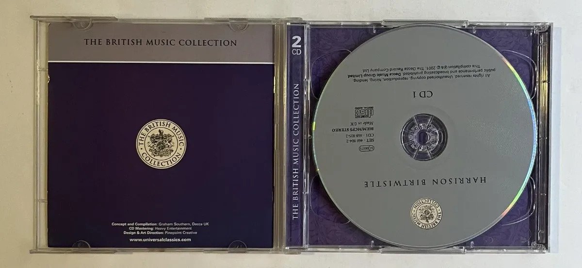 2 CDs Harrison Birtwistle - Harrison Birtwistle - Imagem 2
