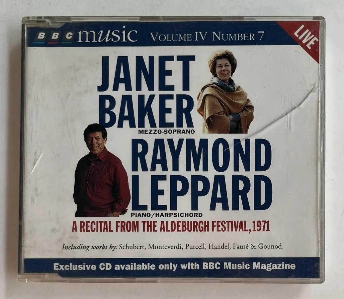 CD Janet Baker - A Recital From The Aldeburgh Festival, 1971
