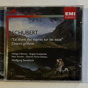 CD Franz Schubert - Le Chant Des Esprits Sur Les Eaux