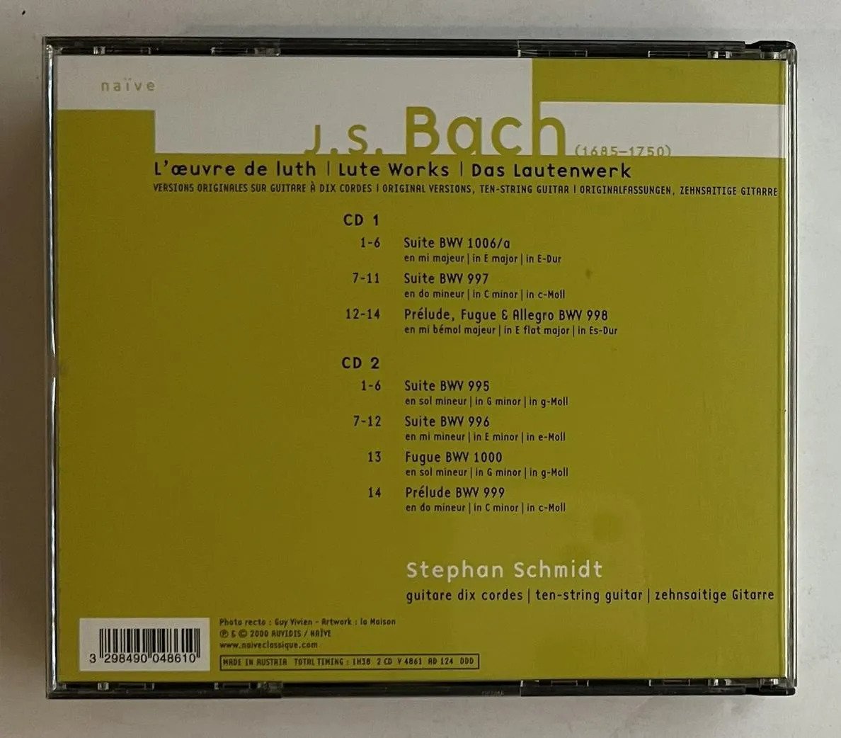 CD Franz Schubert - Streichquartette/String Quartets No.14 "Der Tod Und Das Mädchen" / No.13 "Rosamunde" - Imagem 4