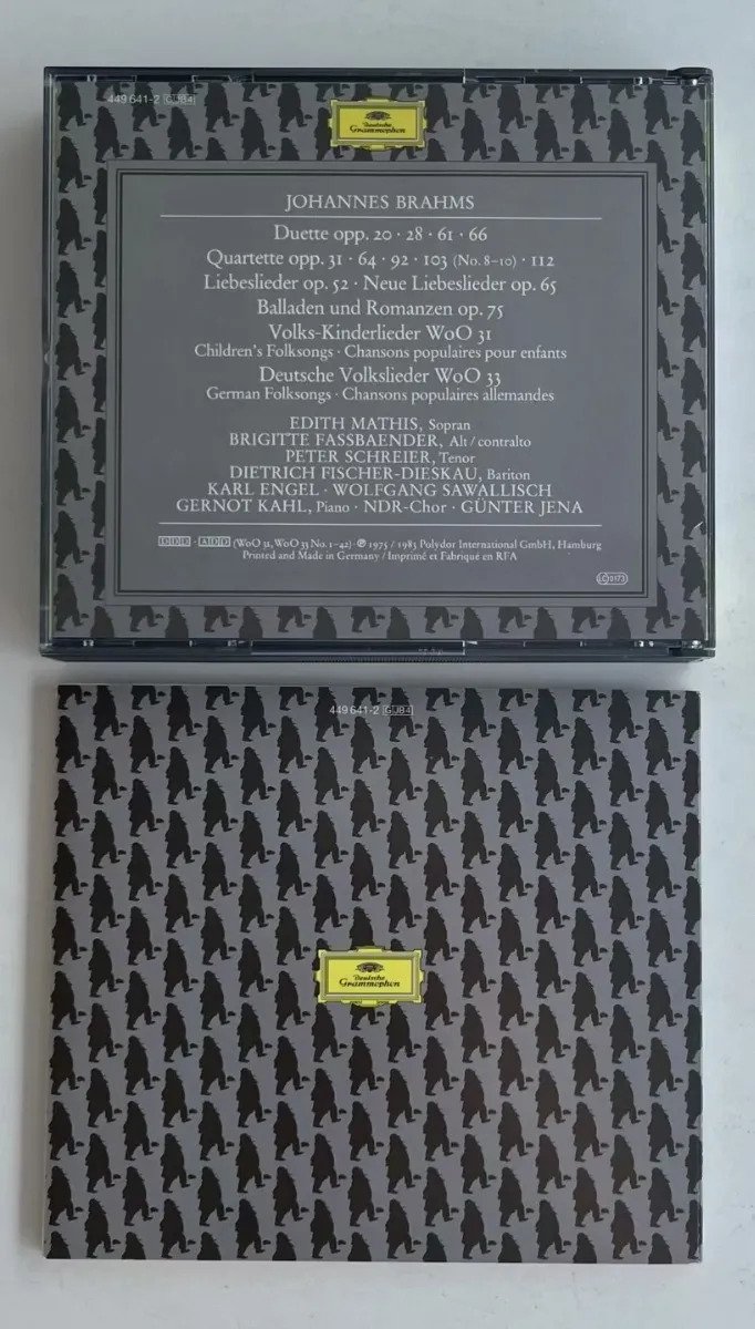 4 CDs Johannes Brahms - Vokal Ensembles - Imagem 3