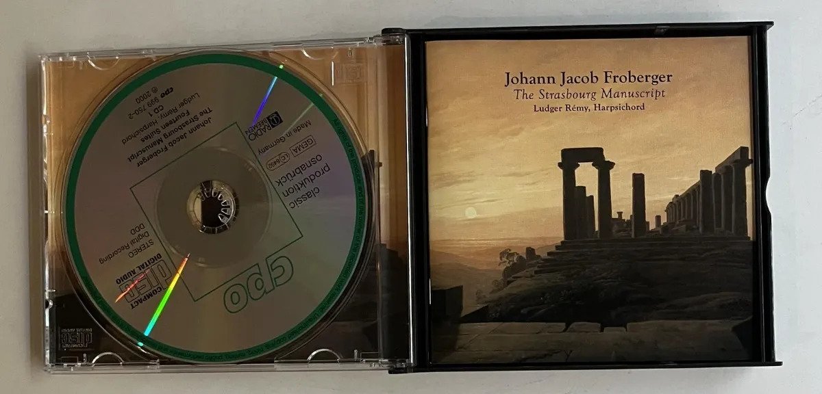 2 CDs Johann Jakob Froberger - The Strasbourg Manuscript - Imagem 2