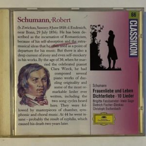 CD Robert Schumann - Frauenliebe Und Leben / Dichterliebe / 10 Lieder