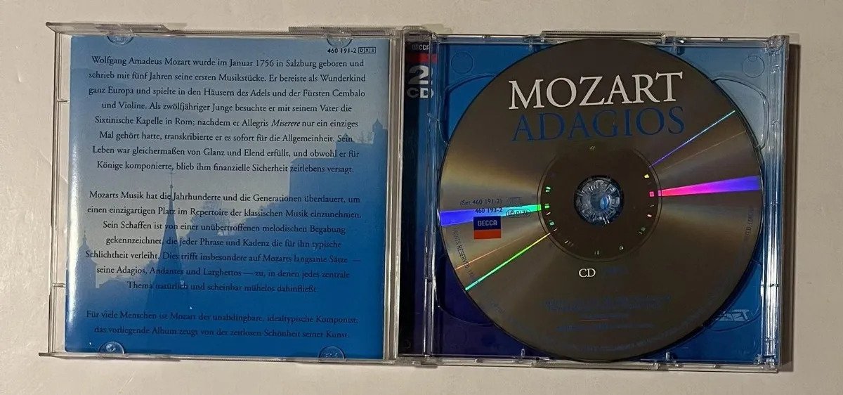 2 CDs Wolfgang Amadeus Mozart - Adagios - Imagem 2
