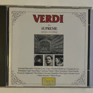 CD Verdi - Verdi The Supreme Operatic Recordings