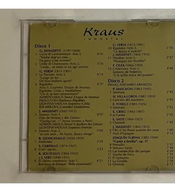 2 CDs Alfredo Kraus - Inmortal - Imagem 2