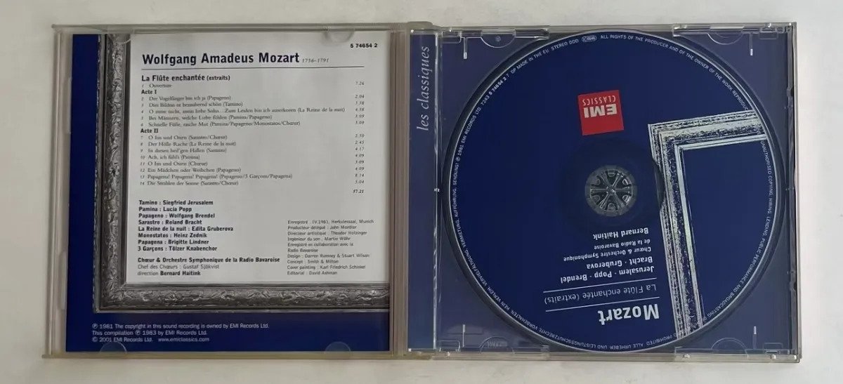CD Wolfgang Amadeus Mozart - La Flûte Enchantée - Imagem 2