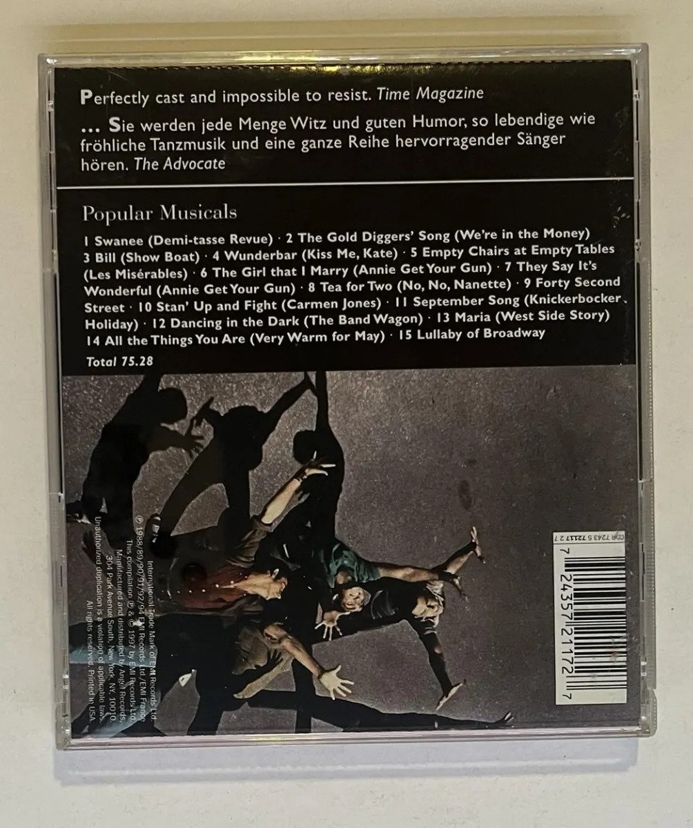 CD Various - Musicals Célèbres. (Les Misérables / West Side Story / 42nd Street / Show Boat / Kiss Me Kate / Annie Get Your Gun) - Imagem 3