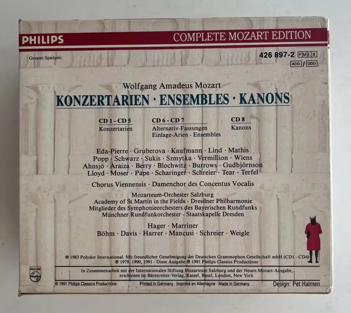 9 CDs Wolfgang Amadeus Mozart - Konzertarien · Ensembles · Kanons - Imagem 4
