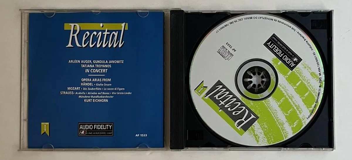 CD Handel; Mozart; Strauss - Recital Volume 1 - Imagem 2