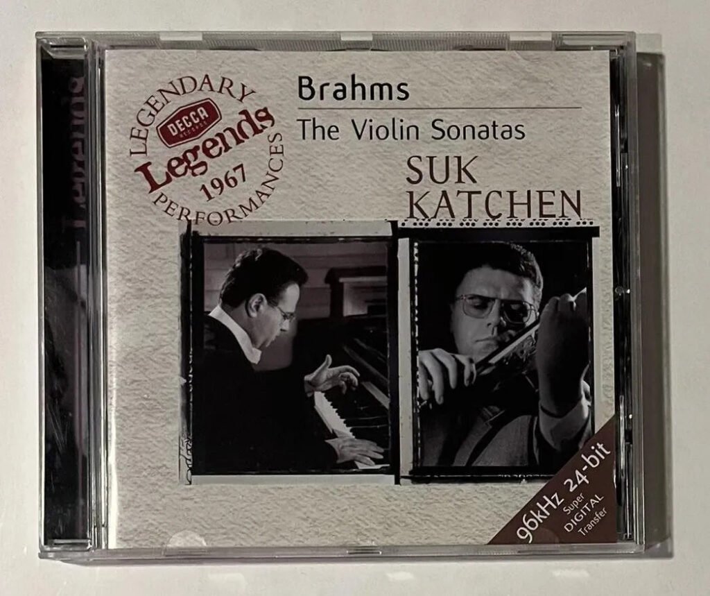 CD Johannes Brahms - The Violin Sonatas