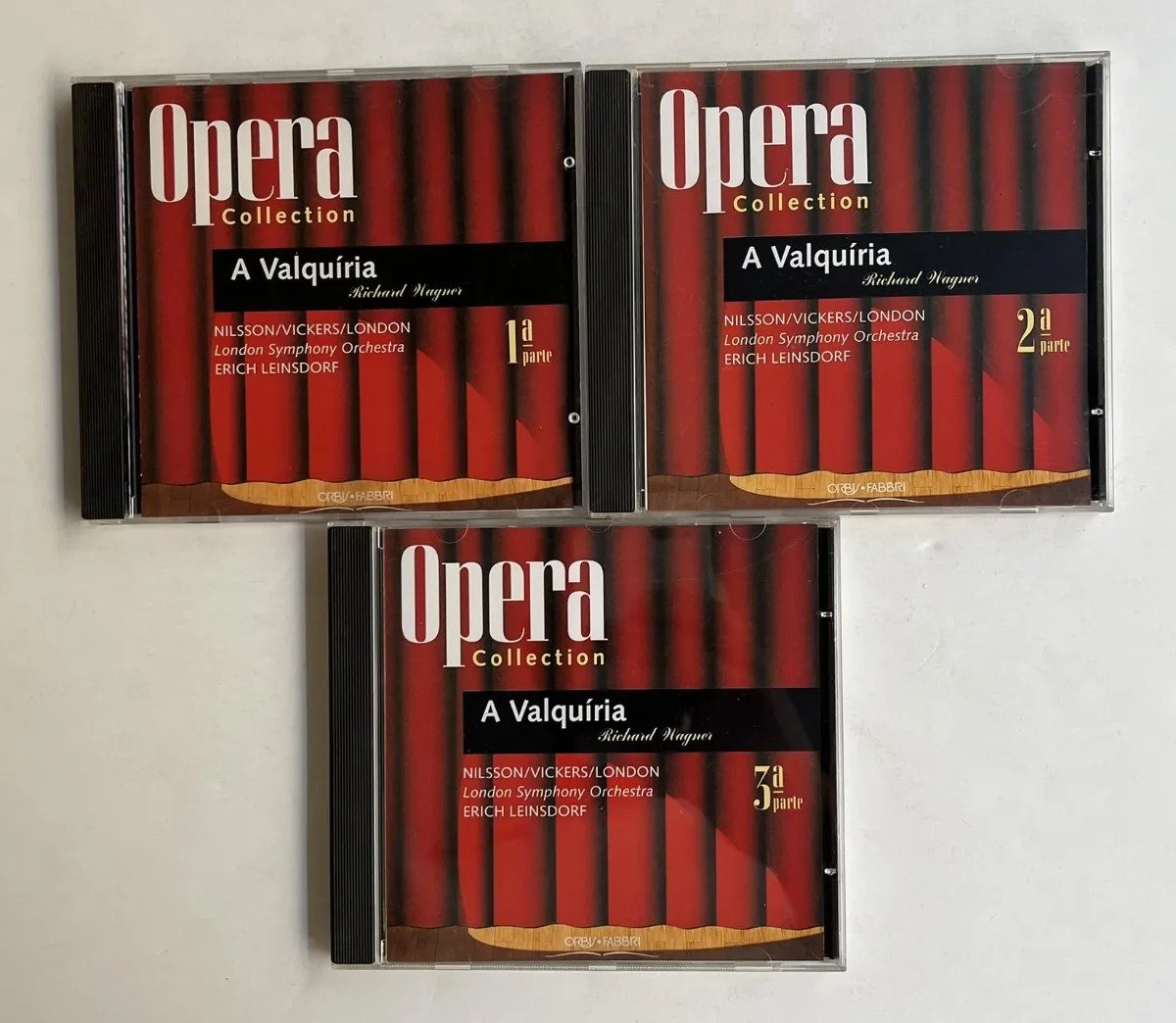 3 CDs Richard Wagner - 3 Opera Collection - A Valquía