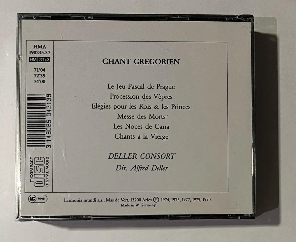 3 CDs Deller Consort - Chant Gregorien - Imagem 4