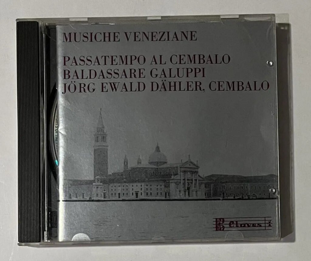 CD Baldassare Galuppi - Music Veneziane - Passatempo Al Cembalo