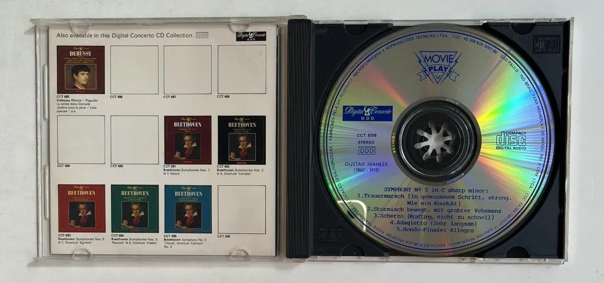 CD Gustav Mahler - Symphony No.5 - Imagem 2