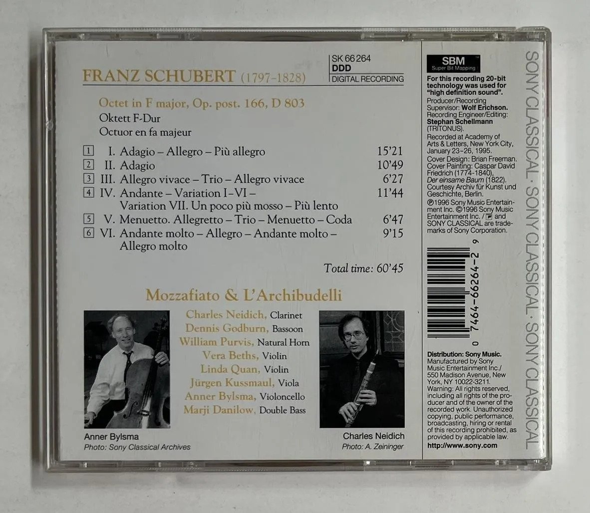 CD Franz Schubert - Octet In F - Imagem 3