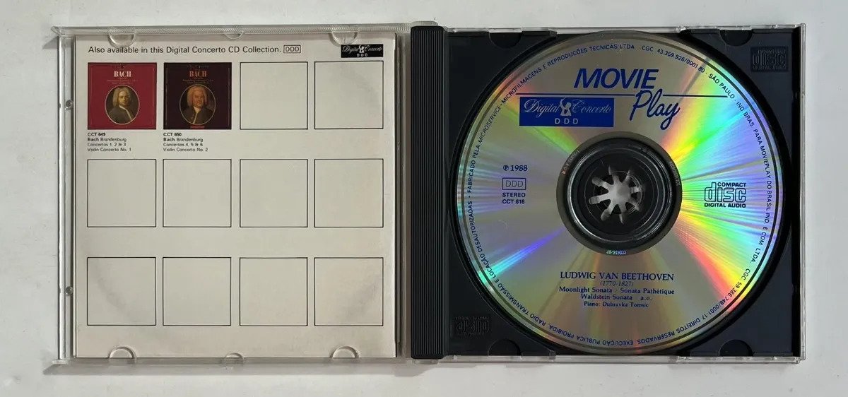 CD Ludwig Van Beethoven - Sonata Op. 27 No. 2 "Moonlight" Sonata / Sonata Op. 13 "Pathétique" / Sonata Op. 53 "Waldstein" Sonata / Für Elise - Imagem 2