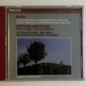 CD Johann Sebastian Bach - Violin Concertos = Violinkonzerte BWV 1041 • 1042 / Double Concertos = Doppelkonzerte BWV 1060 • 1043