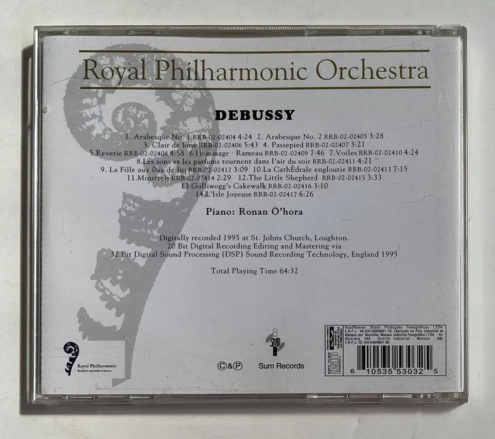 CD George Gershwin - Gershwin, Ravel & Debussy - Imagem 3