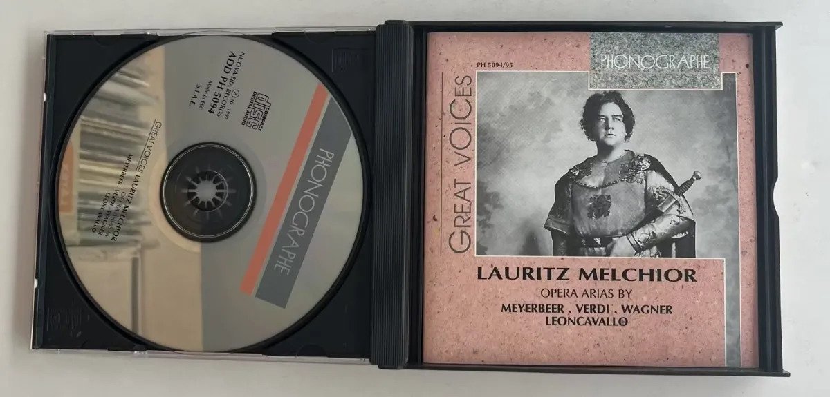 2 CDs Meyerbeer, Verdi, Wagner - Lauriz Melchior - Great Voices - Imagem 2