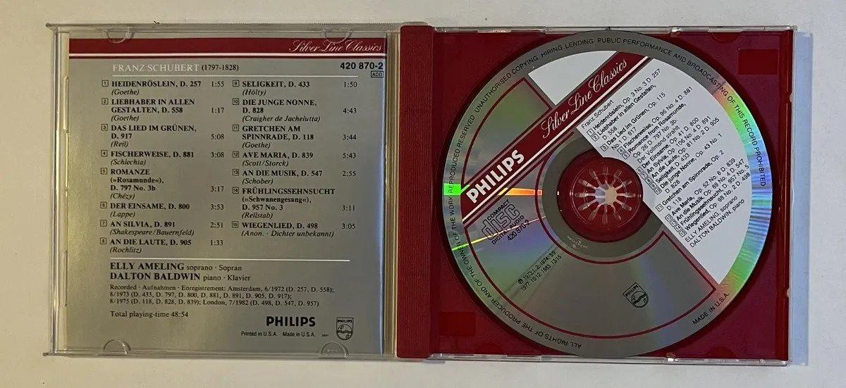 CD Franz Schubert - Ave Maria (Schubert • Lieder) - Imagem 2