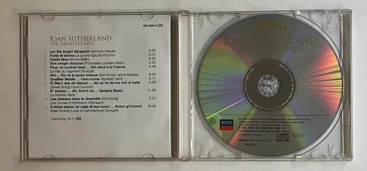 CD Joan Sutherland - The Greatest Hits - Imagem 2