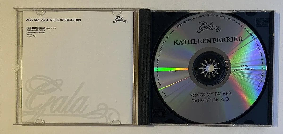 CD Kathleen Ferrier - Songs My Father Taught Me - Imagem 2