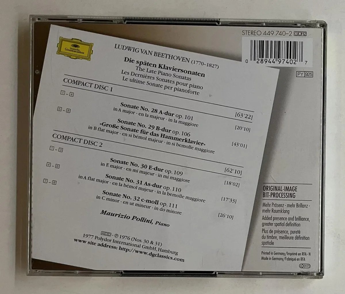 2 CDs Johann Sebastian Bach - Famous Cantatas - Imagem 3