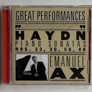 CD Emanuel Ax - Haydn, Piano Sonatas Nos. 33, 38, 58, 60