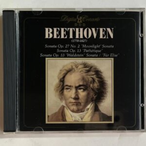 CD Ludwig Van Beethoven - Sonata Op. 27 No. 2 "Moonlight" Sonata / Sonata Op. 13 "Pathétique" / Sonata Op. 53 "Waldstein" Sonata / Für Elise