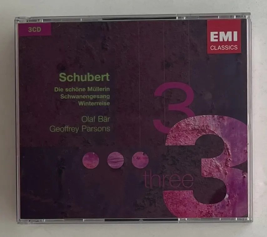 3 CDs Franz Schubert - Lieder Cycles