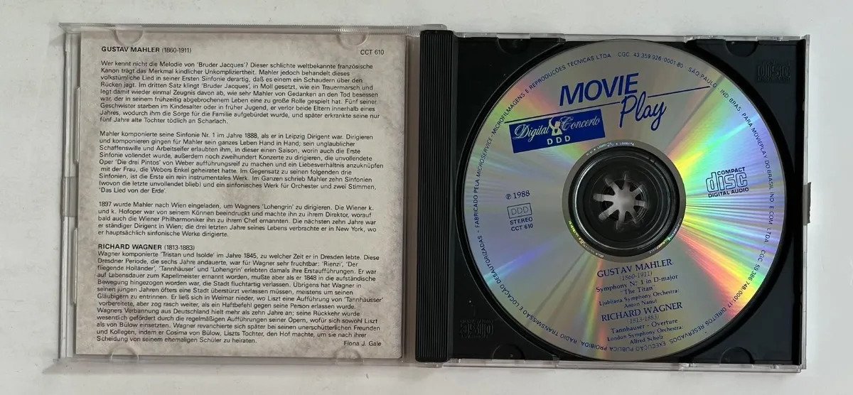 CD Gustav Mahler - Symphony No. 1 "The Titan", "Tannhäuser" Overture - Imagem 2