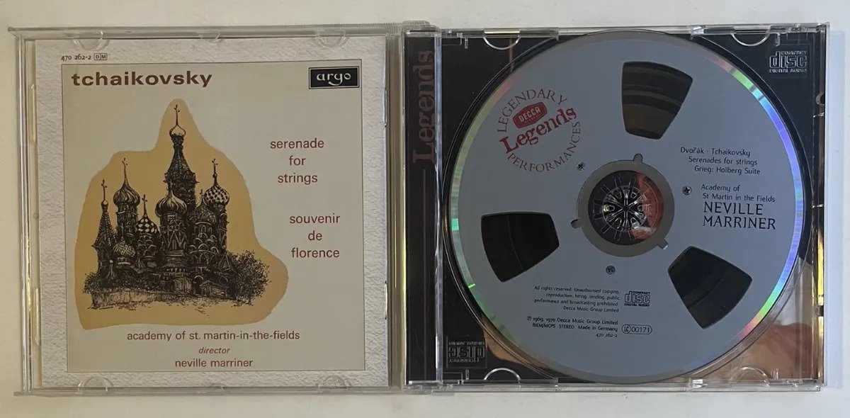 CD Pyotr Ilyich Tchaikovsky - Serenades For Strings - Imagem 2