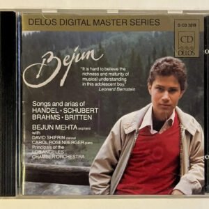 CD Bejun Mehta - Songs and arias of Handel Schubert Brahms Britten